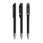 Caneta de plástico recarregável com tinta preta Super Clip Soft BIC® cor preto