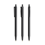Caneta de plástico com mecanismo de clique e tinta azul Clic Stic BIC® cor preto