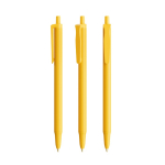 Caneta de plástico com mecanismo de clique e tinta preta Clic Stic BIC® cor amarelo