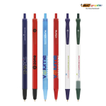 Caneta de plástico com mecanismo de clique e tinta preta Clic Stic BIC®