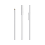 Caneta de plástico de escrita suave com tinta azul Round Stic BIC® cor branco-sujo