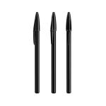 Esferográfica de plástico com tampa clássica e escrita azul Style BIC® cor preto