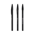 Esferográfica de plástico com tampa clássica e escrita azul Style BIC® cor preto