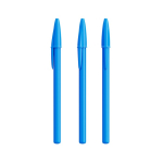 Esferográfica de plástico com tampa clássica e escrita azul Style BIC® cor azul