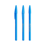 Esferográfica de plástico com tampa clássica e escrita azul Style BIC® cor azul