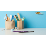 Esferográfica de plástico com tampa clássica e escrita azul Style BIC®