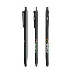 Caneta de plástico com ponteiro tátil e tinta azul Clic Stic BIC® cor preto