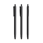 Caneta de plástico com função tátil e escrita preta Clic Stic BIC® cor preto
