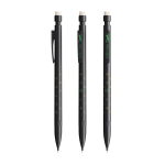 Lapiseira de plástico recarregável com borracha e 2 minas 0,7 mm BIC® cor preto