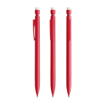 Lapiseira de plástico recarregável com borracha e 2 minas 0,7 mm BIC® cor vermelho