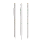 Lapiseira de plástico recarregável com borracha e 2 minas 0,7 mm BIC® cor branco