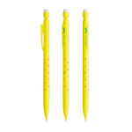 Lapiseira de plástico recarregável com borracha e 2 minas 0,7 mm BIC® cor amarelo