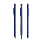 Lapiseira de plástico recarregável com borracha e 2 minas 0,7 mm BIC® cor azul-marinho