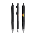 Caneta de plástico retrátil com tinta preta Intensity® Gel Clic BIC® cor preto