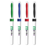 Marcador permanente de plástico com tinta de secagem rápida BIC® cor azul vista traseira