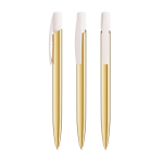 Caneta de plástico com cores vivas e escrita azul BIC® cor dourado