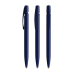 Caneta de plástico com clipe personalizável e tinta azul BIC® cor azul-marinho