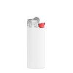Isqueiro compacto de plástico com segurança infantil BIC® J25 cor branco