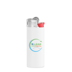 Isqueiro compacto de plástico com segurança infantil BIC® J25 cor branco