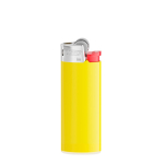 Isqueiro compacto de plástico com segurança infantil BIC® J25 cor amarelo