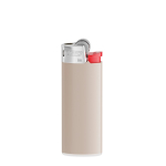 Isqueiro compacto de plástico com segurança infantil BIC® J25 cor cinzento-claro