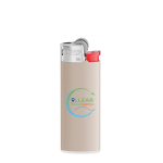 Isqueiro compacto de plástico com segurança infantil BIC® J25 cor cinzento-claro