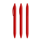 Caneta de plástico com corpo largo e escrita azul Wide Body BIC® cor vermelho
