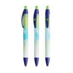 Caneta de plástico com corpo largo e tinta preta Wide Body BIC® cor azul-marinho