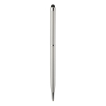 Esferográfica metálica multifunções com stylus tátil e tinta azul BIC® cor prateado