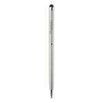 Esferográfica metálica multifunções com stylus tátil e tinta azul BIC® cor prateado