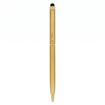 Caneta metálica com função tátil e tinta azul Sleek Stylus BIC® cor dourado