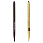 Caneta metálica com função tátil e tinta preta Sleek Stylus BIC® cor preto