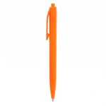 Caneta de plástico com mecanismo retrátil e escrita azul BIC® cor cor-de-laranja