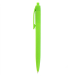 Caneta de plástico com mecanismo retrátil e escrita azul BIC® cor verde-lima