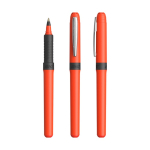 Roller em plástico com pega ergonómica e tinta azul Grip Roller BIC® cor cor-de-laranja
