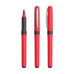 Roller de plástico com pega ergonómica e tinta preta Grip Roller BIC® cor vermelho