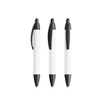Caneta de plástico com impressão 360° e tinta azul Wide Body Mini BIC® cor preto