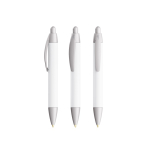Caneta de plástico impressão 360º e tinta preta Wide Body Mini BIC® cor prateado