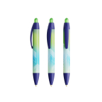 Caneta de plástico impressão 360º e tinta preta Wide Body Mini BIC® cor azul-marinho