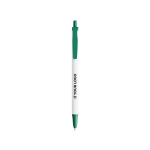 Caneta plástico reciclado com boa área de impressão e tinta preta BIC® vista principal