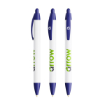Caneta de plástico reciclado com perfil largo e tinta preta BIC® cor azul-marinho