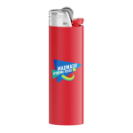 Isqueiro de plástico BIC® J26 com elevada segurança e durabilidade cor vermelho
