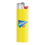Isqueiro de plástico BIC® J26 com elevada segurança e durabilidade cor amarelo