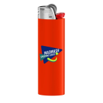 Isqueiro de plástico BIC® J26 com elevada segurança e durabilidade cor cor-de-laranja