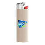 Isqueiro de plástico BIC® J26 com elevada segurança e durabilidade cor cinzento-claro
