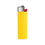 Isqueiro de plástico com design fino e chama estável BIC® J23 cor amarelo