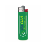 Isqueiro de plástico com design fino e chama estável BIC® J23 cor verde