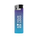 Isqueiro de plástico BIC® J38 de fácil acendimento por ignição cor preto vista retrato