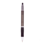 Caneta de plástico com corpo translúcido e tinta azul Click BIC® cor preto
