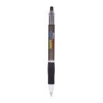 Caneta de plástico com corpo translúcido e tinta azul Click BIC® cor preto